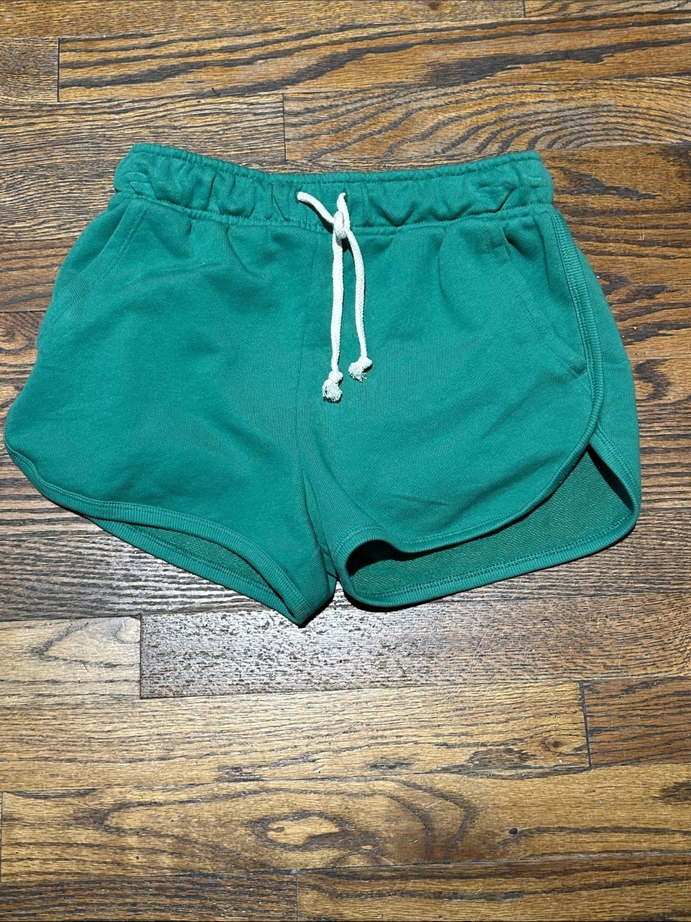 SO Teal Elastic Waist Athletic Shorts with Drawstring